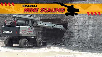 Gradall Specialty Excavators for Mine Scaling