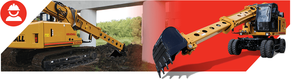 Gradall Excavators Perform Many Maintenance Jobs for Governments