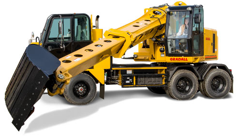 Gradall Highway Speed Wheel Excavators