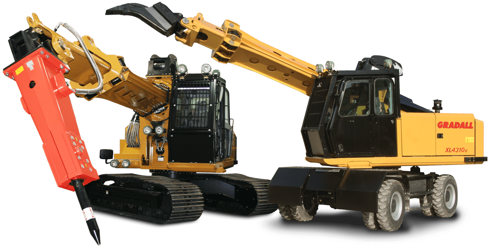 Gradall Steel Mill Machines